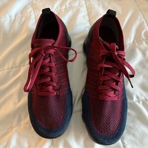 NIKE VAPORMAX 2 FLYKNIT WINE RED, NAVY BLUE & OBSIDIAN BLACK